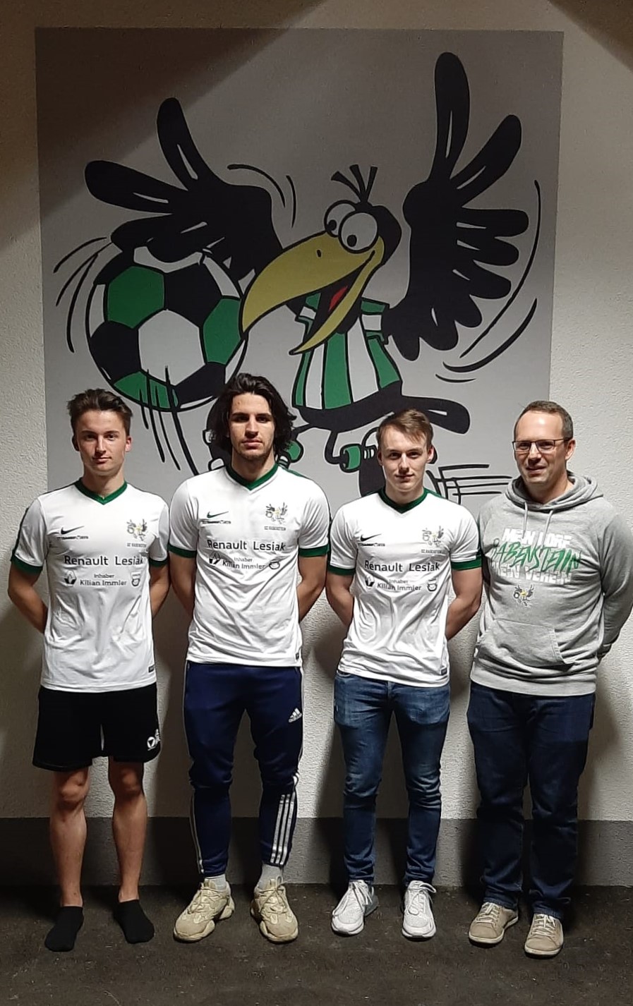 v.l.n.r Fabio Lapiere, Jakub Vodilka, Valentin Gamsjäger